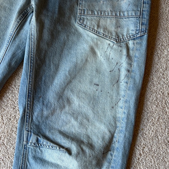 Free People We The Free Moxie Low-Slung Pull-On Barrel Jeans size 25 - Picture 2 of 13